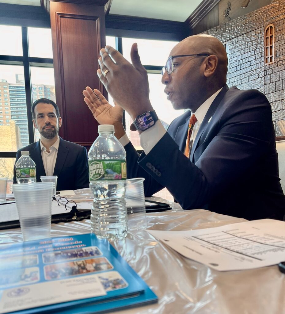 BOROUGH HALL ON OUR BLOCK: Queens President Visits BJCC