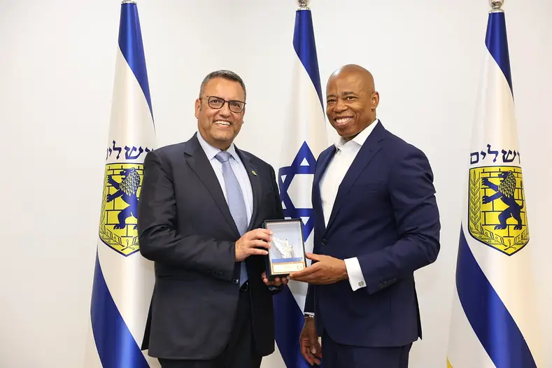 Welcome Mr. Mayor of the Jerusalem!