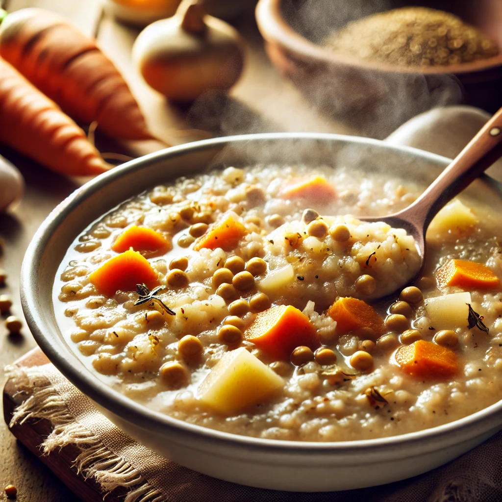 Moshoba – Bukharian Mung Bean Soup