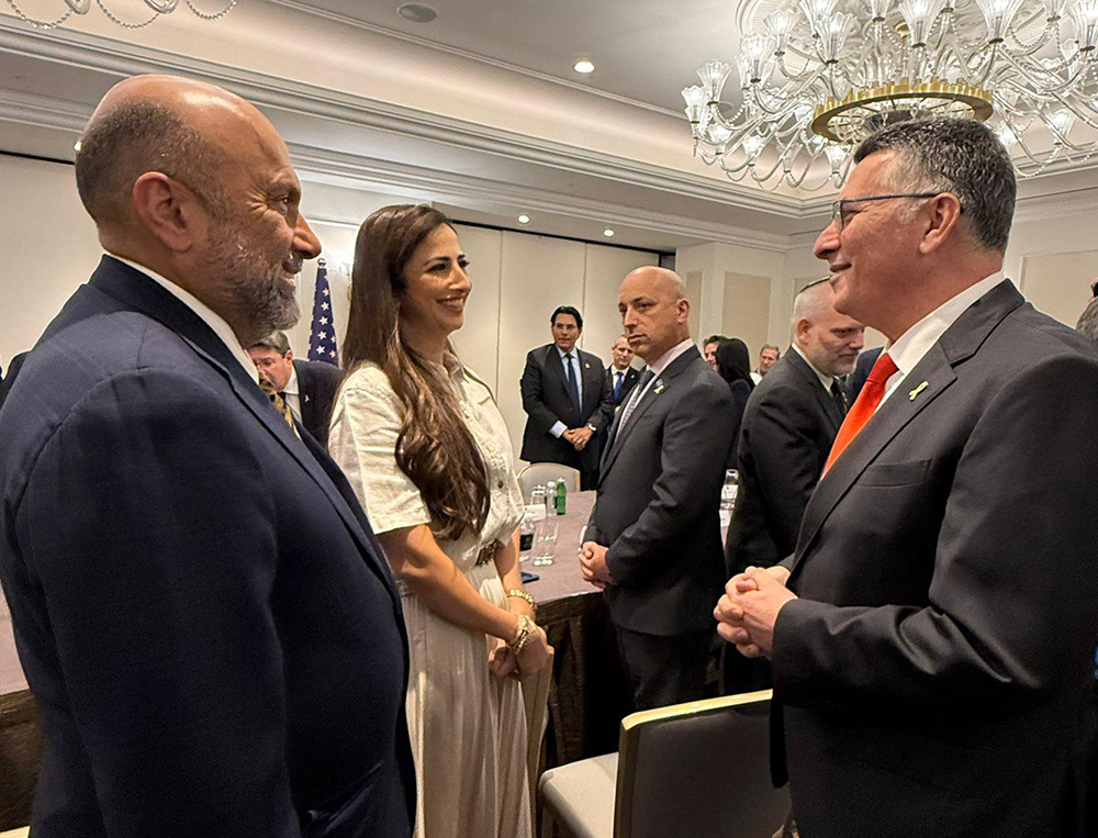 Israeli Foreign Minister Sa'ar Meets Jewish Leaders in New York