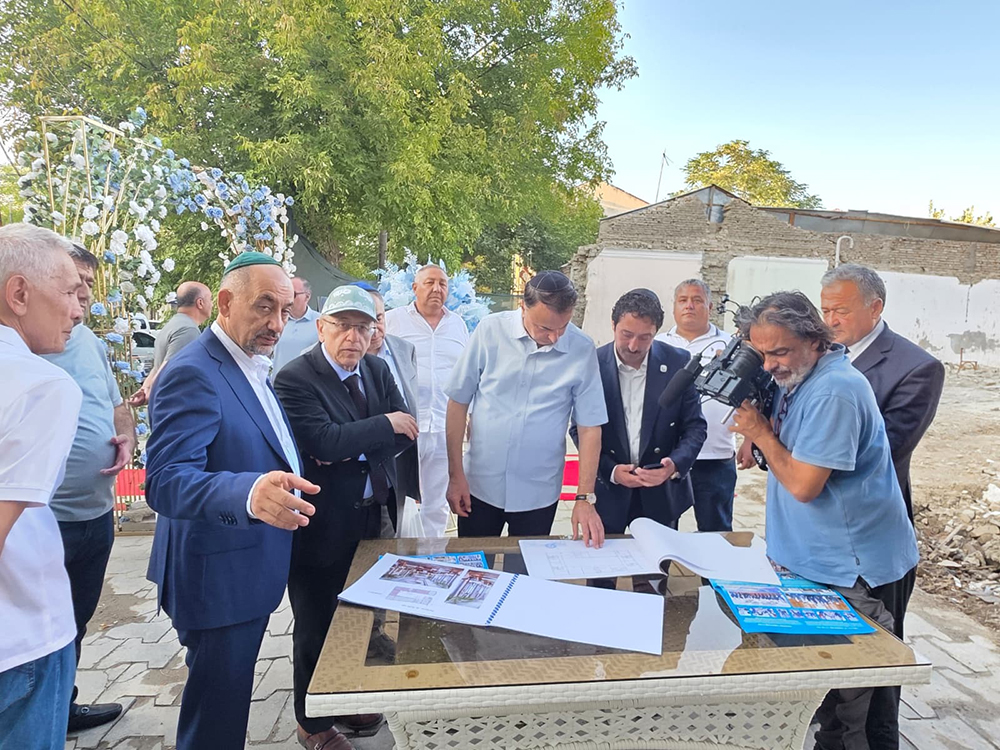 Визит Леви Леваева в Узбекистан